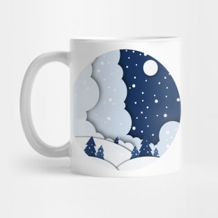 Winter Magic Corner Mug